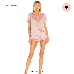 Victoria PJ Set in Smoked Rose